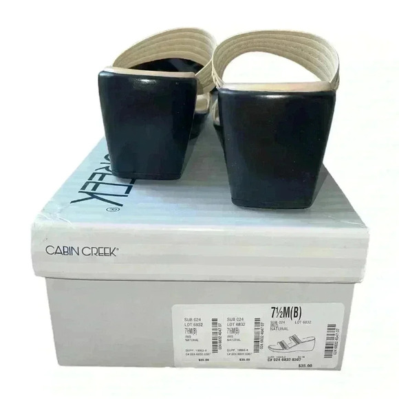 Cabin Creek Wedge Strappy Sandals Size 7 1/2 - Picture 4 of 7